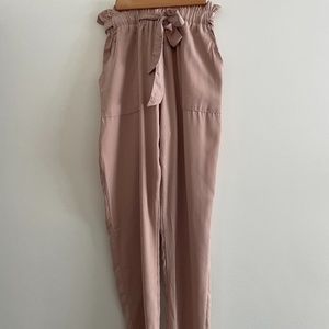 Paper bag waist pants